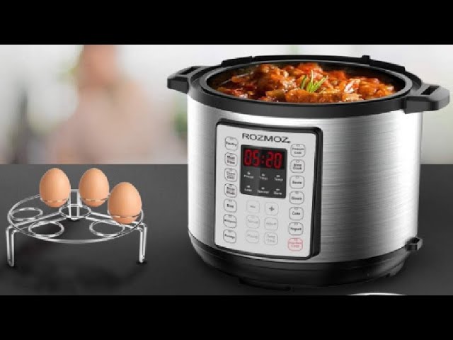 Rozmoz Electric Pressure Cooker, 12-in-1 Instant Pot with 16 One