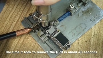 iPhone xr CPU removed