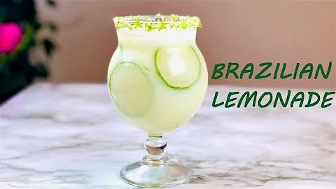 How To Make Brazilian Lemonade | Easy Brazilian Lemonade / Limeade