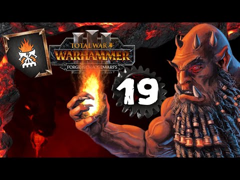 Видео: Гномы Хаоса Total War Warhammer 3 прохождение за Астрагота Железнорукого (сюжетная кампания) - #19