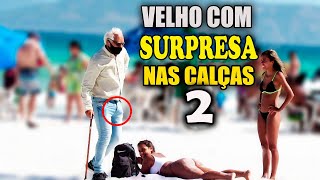 VELHO COM SURPRESA NA PRAIA #2