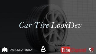 LookDev Car Tire (Maya Arnold)