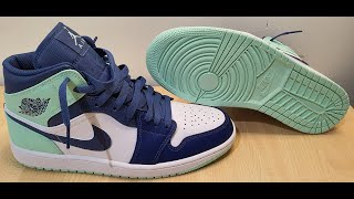 Air Jordan 1 Mid Blue Mint