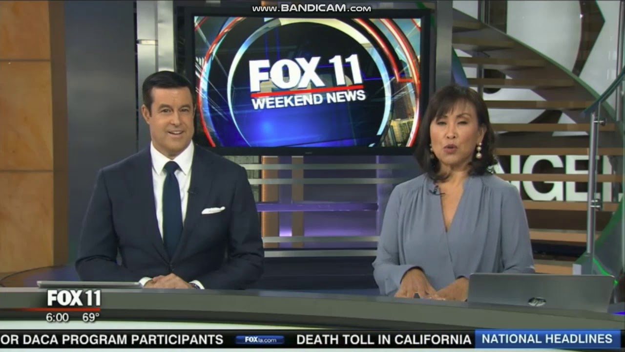 KTTV Fox 11 Weekend News Open January 14 2018 YouTube