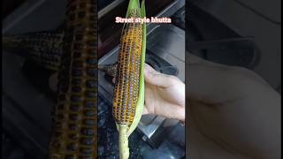 Street style bhutta ab ghar pe roast kre#chatpata #viralvideo #trending #shortsfeed #ytshorts