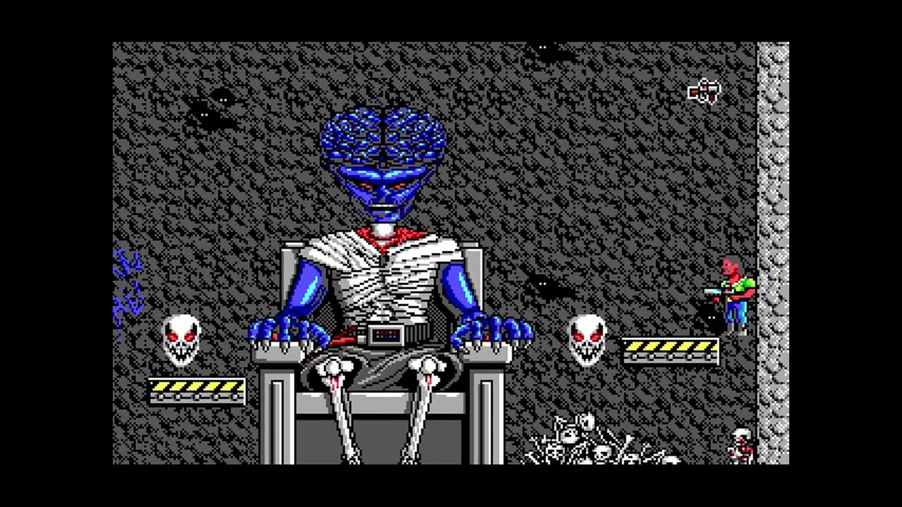 Bio Menace Episode 1 Dr. Mangle's Lab Original Hard Part 7 Don't collect my skull!