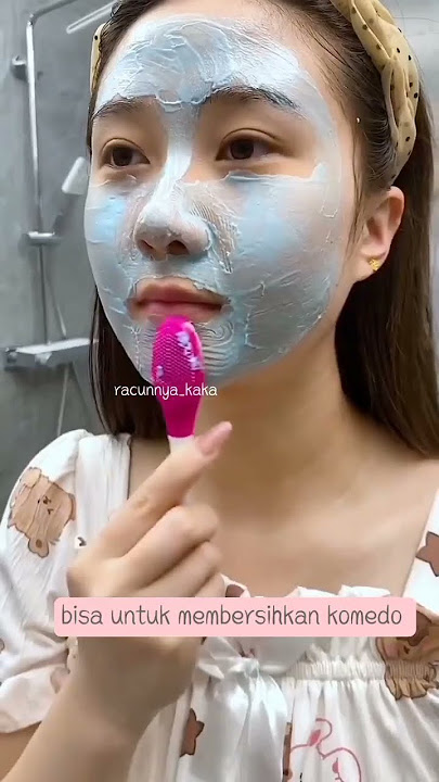 501.23 Kuas masker silikon/ Sikat komedo 2 sisi/ Brush & Spatula silicone