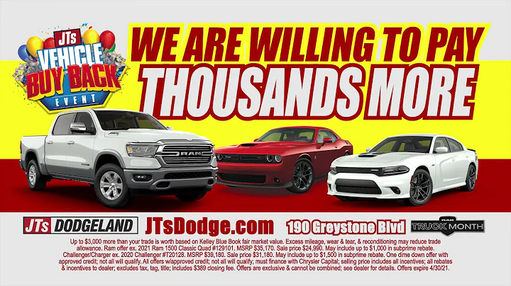 JTs Dodgeland - April 2021