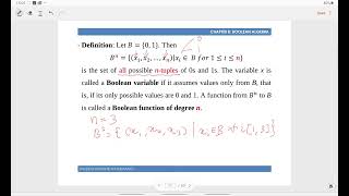 CHAPTER 9 BOOLEAN ALGEBRA