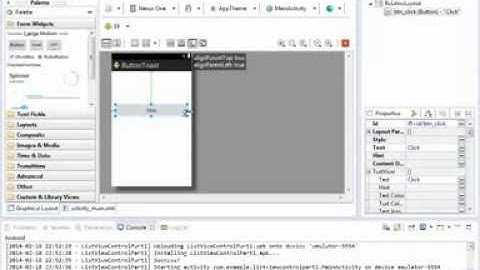 Android 4 4 Tutorials-3 Handle Button Click and Tost message displaying  By Anant Shah