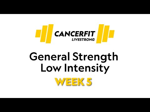Low-Intensity General Strength Training Week 5
