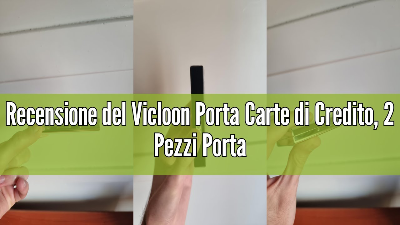 Portafoglio RFID Vicloon In Acciaio Inox - Porta Carte Di Credito, Anti-scansione, Design Elegante Per Uomo/donna - Foto 11