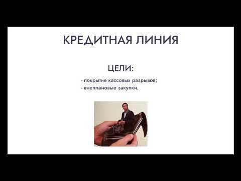 Основные виды кредитов для юридических лиц (Goldfinch Academy, Module 4)