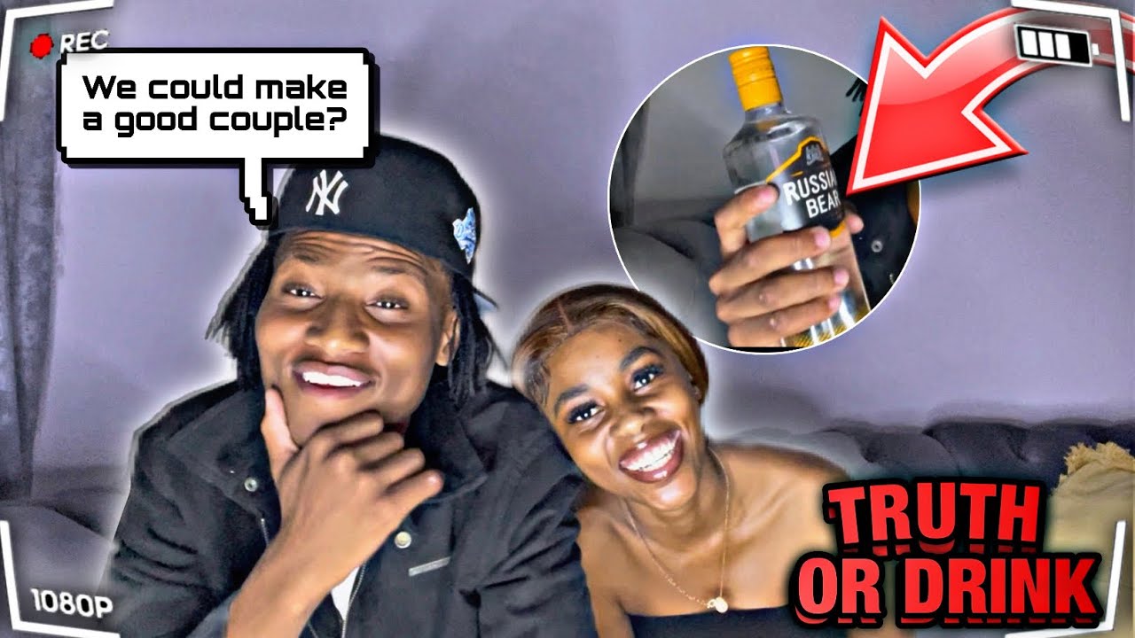 EXTREME TRUTH OR DRINK WITH MY CRUSH !!!😍😳@thandowolff || TAKES A WILD TURN 👁👄👁
