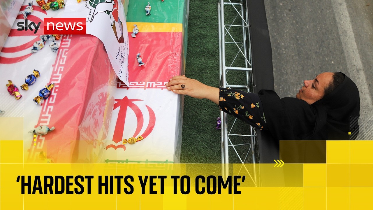 US warns 'hardest hits yet to come' as Iran war enters fourth day | Sky News coverage and analysis