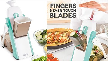 Best Mandoline Slicer - Helpful Kitchen Appliances Dash Safe Slice Mandoline Slicer #slicer