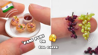 Making Miniature Polymer Clay Food Art | SNACKS | Strawberrypuffcake