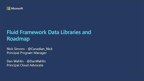 Fluid Framework Data Libraries and Roadmap