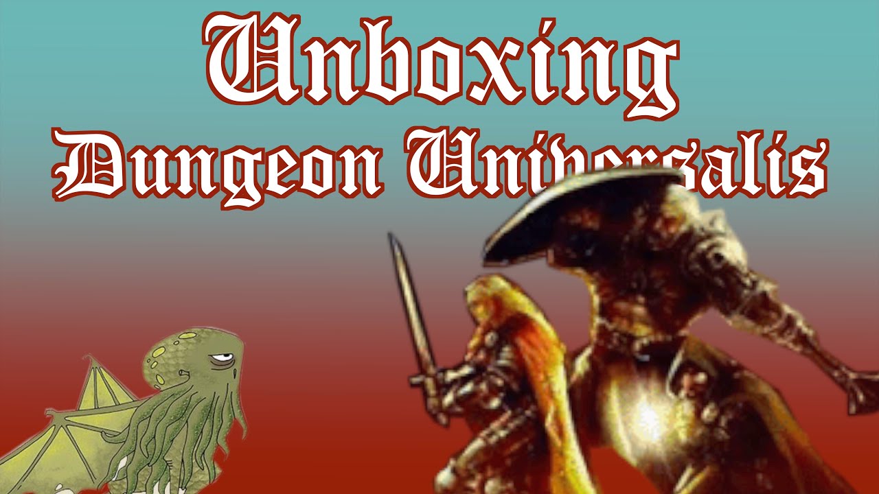 Unboxing Dungeon Universalis - YouTube
