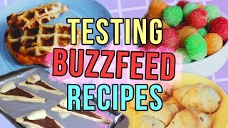 Buzzfeed/pinterest recipes tested! easy & quick recipes!