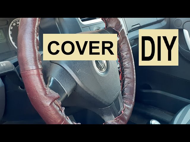 15" DIY Hand Sew Leather Steering Wheel Cover - Gray Perforated Microfiber - View #5