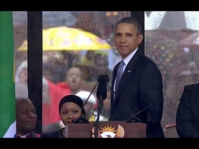 ⁣President Obama Speaks at a Memorial Service for Nelson Mandela