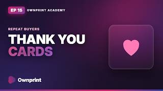 Add a Custom Thank You Card to Every Jewelry Order (Ownprint)