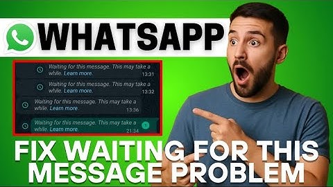 How to Fix "Waiting For This Message" Error on WhatsApp (2025) | Solve Waiting For This Message