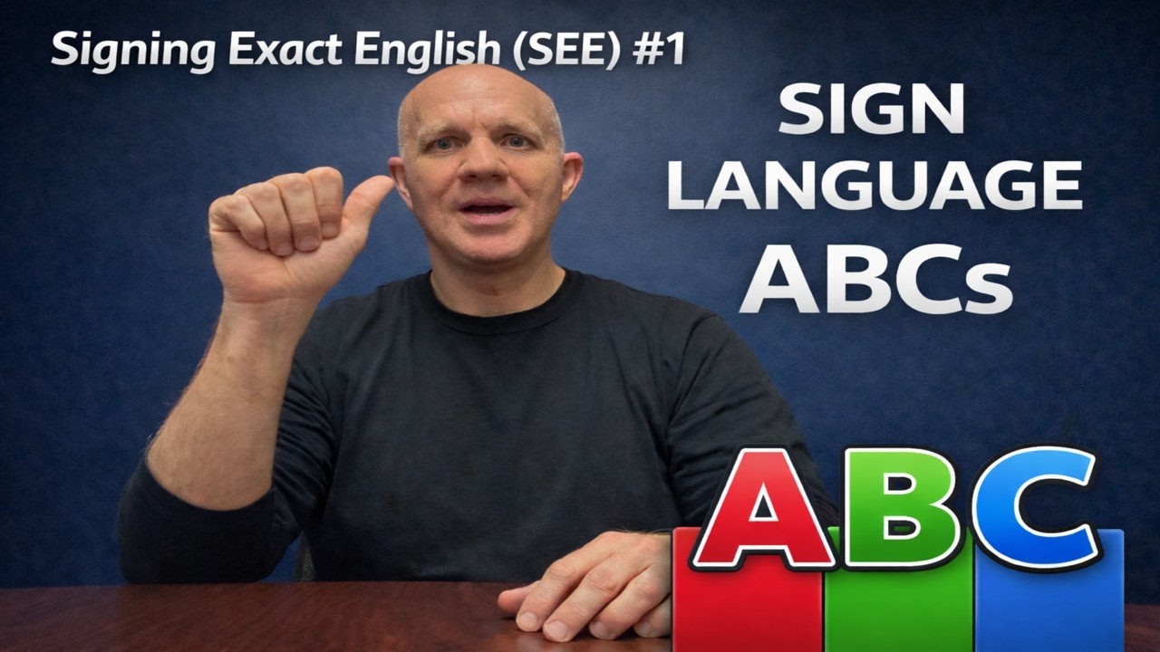 Sign For Exact Sign Language Alphabet A–Z | Signing Exact English (SEE Lesson #1 ...