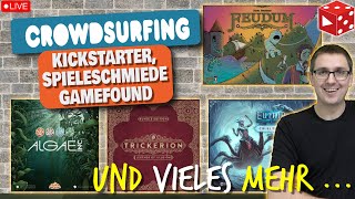 Crowdsurfing Mai '24: Feudum, Euthia, Trickerion Bundle, Canvas Big Box, Algae Inc, uvm.