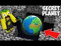All this time under the bedrock there was a secret planet in minecraft  new planet 