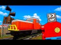 We Used Siren Head & Got Super Strong to Stop the Lego Train in Brick Rigs Multiplayer!