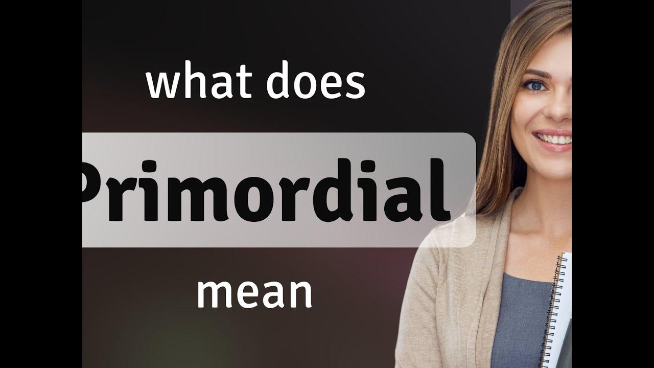 Primordial What Is PRIMORDIAL Meaning YouTube primordial-what-is-primordial-meaning-youtube