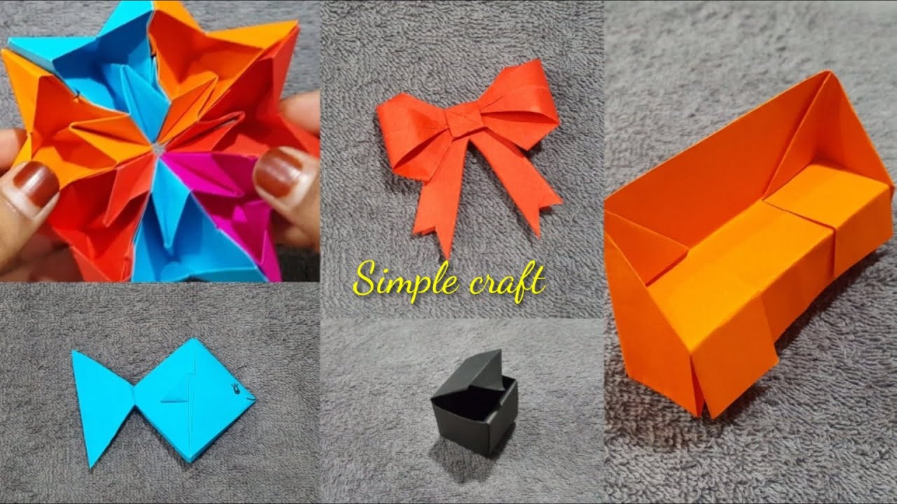 5 Simple Craft Ideas | DIY | The Art BoXx | - YouTube