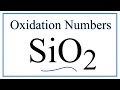 Oxidation Numbers in SiO2