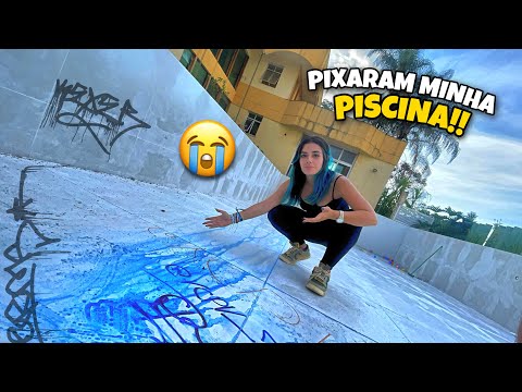 INVADIRAM MINHA CASA ABANDONADA E PIXARAM A PISCINA!!