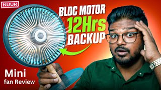 NUUK Lit Rechargeable Fan Review With BLDC Motor | Mini Portable Fan | Mini fan Review | Nuuk Fan