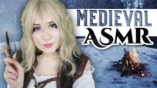 ASMR Roleplay - Medieval Huntress Saves YOU! ~ Winter Forest