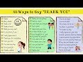 How to Say Thank You in English: 65 Ways to Say Thank You! | Thank You Synonym