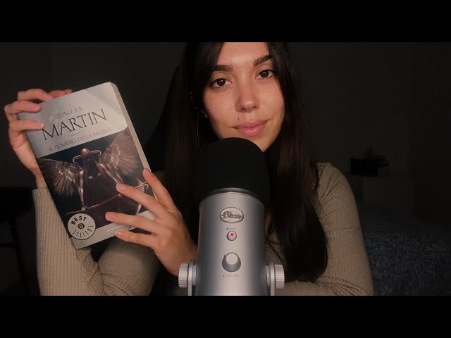 ASMR ITA | Book Talks: aggiornamento letture • mitologia, romantasy, trash