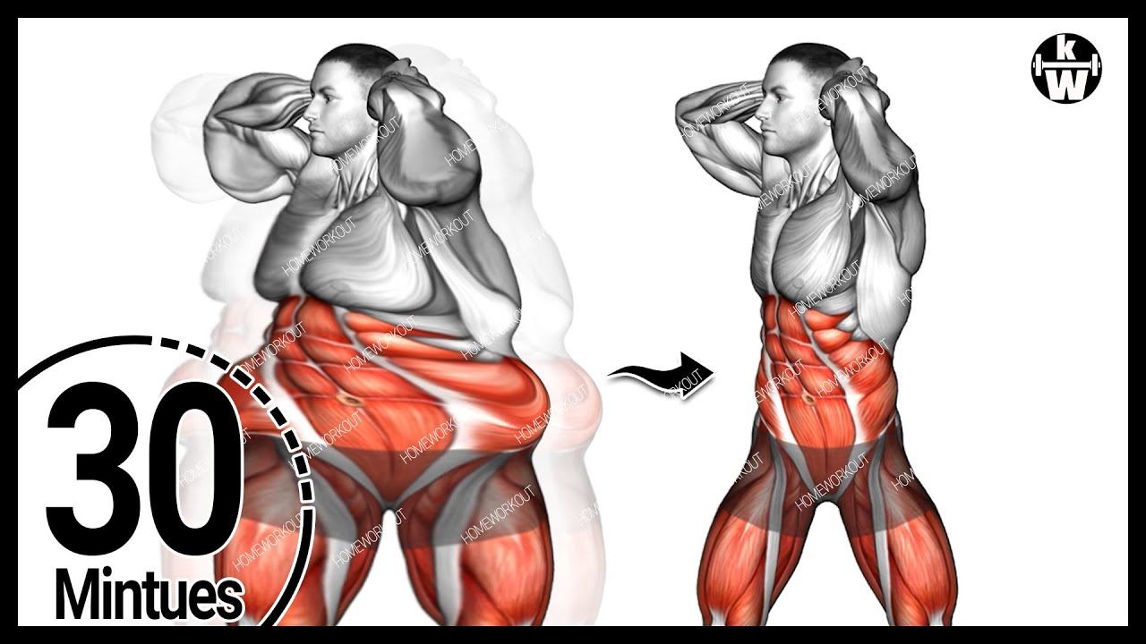 30-минутная тренировка для похудения в положении стоя! Расплавьте жир самым быстрым способом.