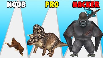 Pinker Lab | NOOB vs PRO vs HACKER In KAIJU BRAWL!? (ALL LEVELS!) Trailer Part 1
