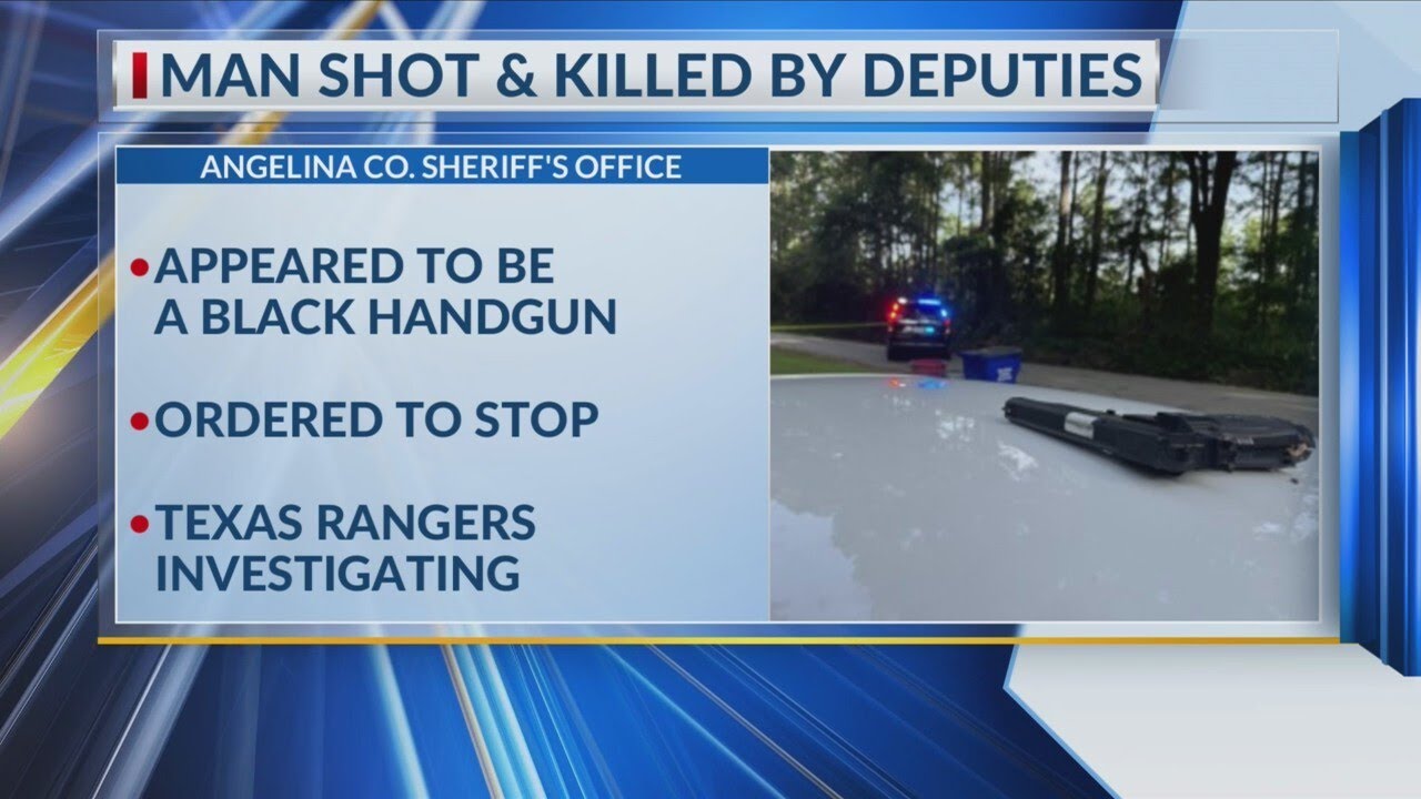 1 dead after officer involved shooting in Angelina County
