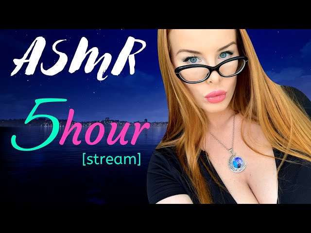 ASMR [STREAM] ❤️ 5 hour sleep relaxation 🌙  3Dio 🎤🎧