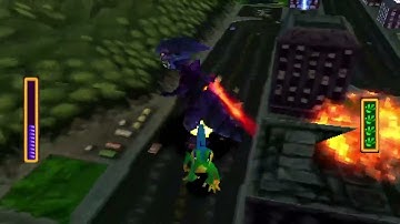 Gex: Enter the Gecko: Boss TV #3 - Gexzilla VS. Mecharez