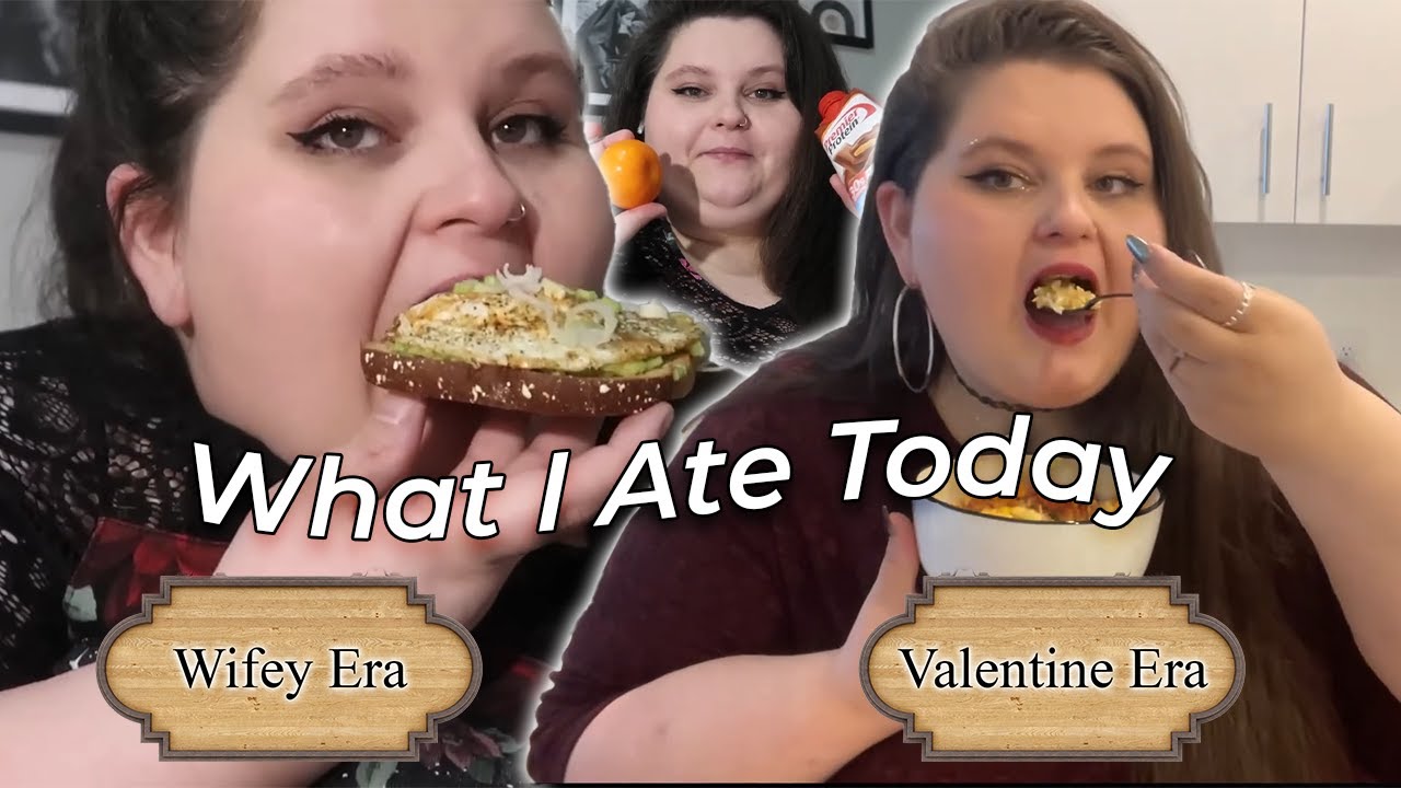 What I Ate Today Counting Calories | Wifey Era vs Valentine Era