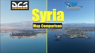 Flight Simulator 2020 VS DCS [ Syria map Comparison ]
