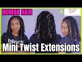 Level Up Your Mini Twists! Detailed Mini Twist Tutorial with Human Hair Extensions from QVR Hair
