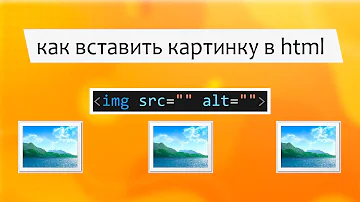 Как сделать картинку в HTML