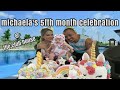 ETHEL BOOBA VLOG#90 MICHAELA'S 5TH MONTH CELEBRATION @THE CLUB HOUSE